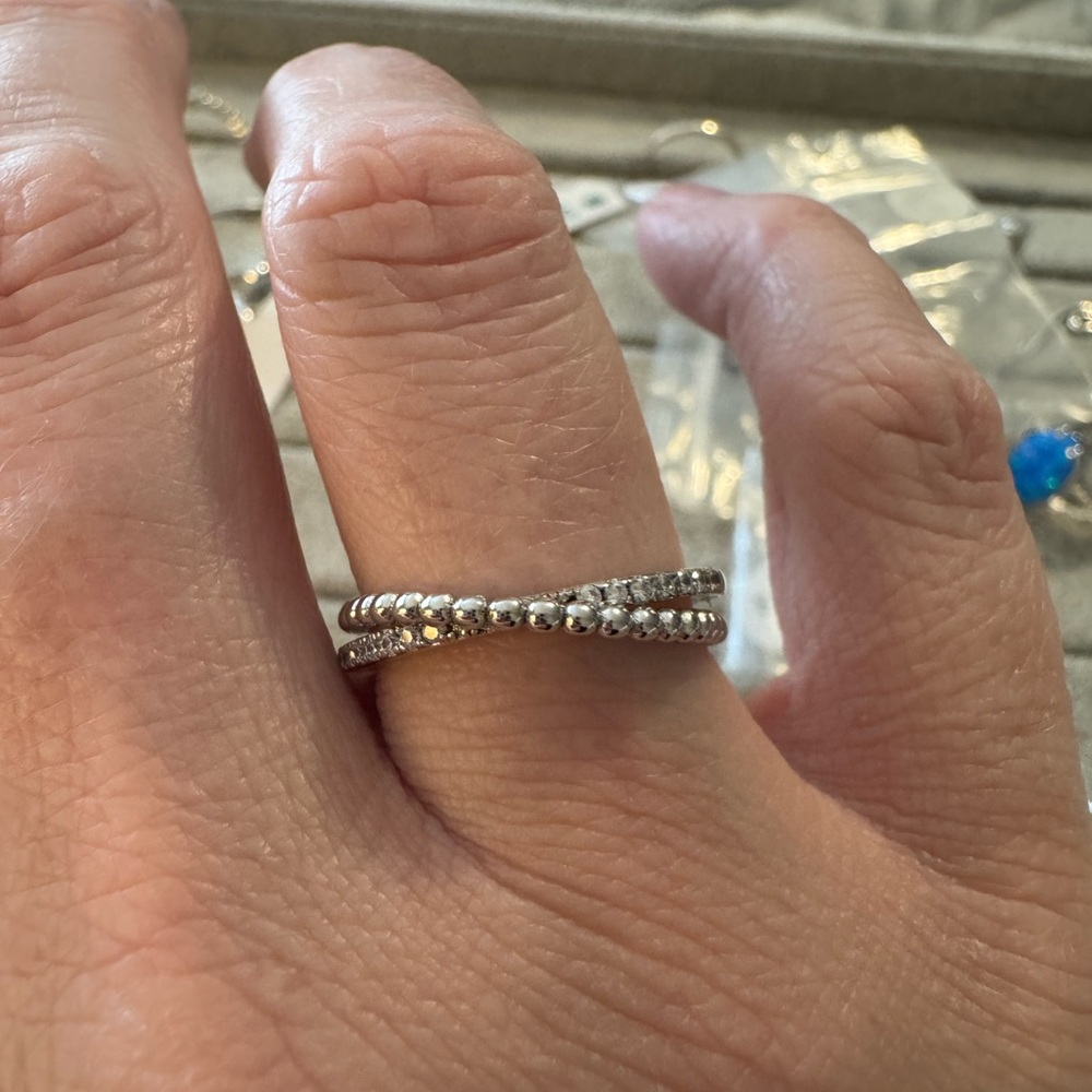 Sterling Silver Twist Ring